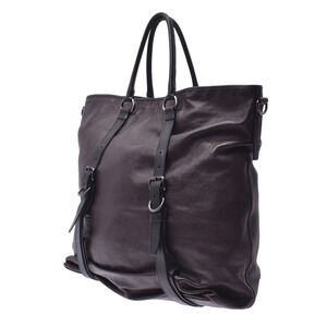 Prada Calfskin Tote Black Bag